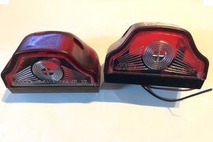Купить Подсветка номера 12/24V под лампу (P21W) Красная "КОБРА" УР-37 Турция (2шт./уп) 9045
