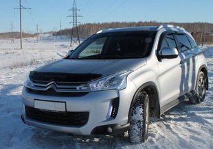 Купить Дефлектор капота мухобойка Citroen C4 Aircross 2012- 300 Дефлекторы капота Citroën