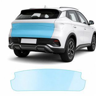 Купить Антигравийная защитная бронепленка по лекалам для BYD Atto 3 (Yuan Plus) I facelift 2025- зона крышки багажника 103070 Модельные лекала защитных пленок для BYD