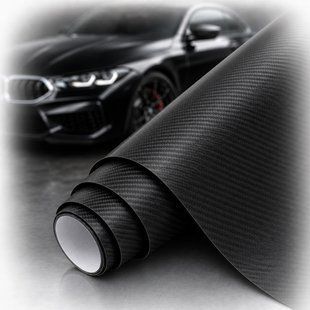 Buy Carbon Film 4D with Microchannels 1.52 Meters x 10 cm Gloss Black (CL-4DCF-01) 62400 Carbon film universal 3D 5D 7D