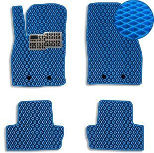 Buy EVA floor mats for Chevrolet Volt 2010-2015 with heel pad Blue 5 pcs 81235 Floor mats fo Chevrolet