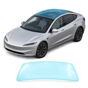 Купить Антигравийная защитная бронепленка по лекалам для Tesla Model 3 II facelift 2023- зона крыши 109318 Модельные лекала защитных пленок для Tesla