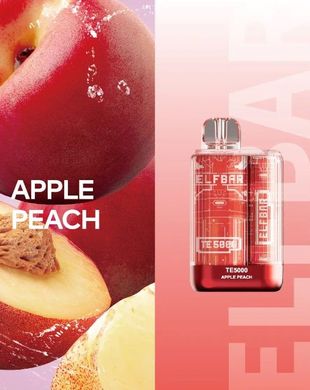 Купити Elf Bar TE5000 POD 5% Оригінал Apple Peach Яблуко І Персик (Підряджається) 44674 Одноразові POD системи