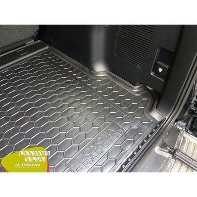 Купити Автомобільний Килимок в багажник Toyota Land Cruiser Prado 150 2019 5 місць Гумо - пластик 42413 Килимки для Toyota