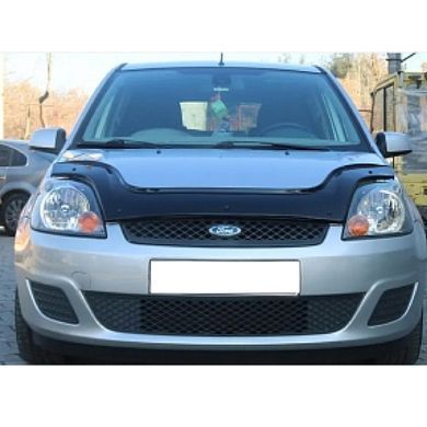 Купити Дефлектор капоту мухобійка для Ford Fiesta 2002-2008 Євро Кріплення (Vip Tuning) FR12 6980 Дефлектори капота Ford