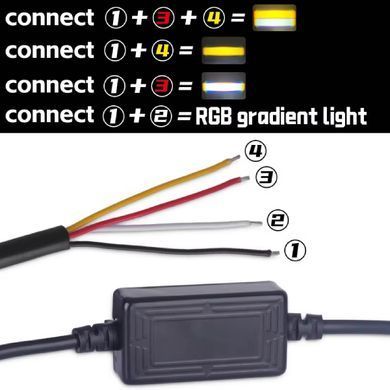 Купити LED Фара Світлодіодні 35W 40 x 22 x 55 мм 12-80V External SportLight L25 на одну лінзу W/Y Мультипідсвічування 2 шт 99982 Мигалки - Стробоскопи