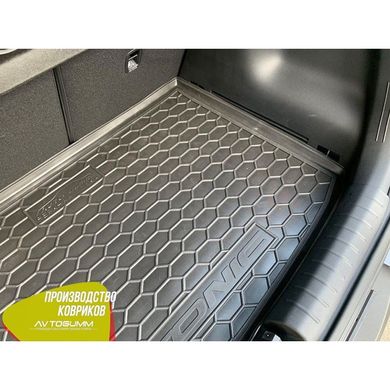 Купить Автомобильный коврик в багажник Kia Stonic 2017- верхняя полка / Резино - пластик 42163 Коврики для KIA