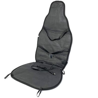 Купить Накидка с подогревом для автомобильного сидения VITOL 117x50 см 1 шт (ZL8266 BK) 38623 Накидки с подогревом