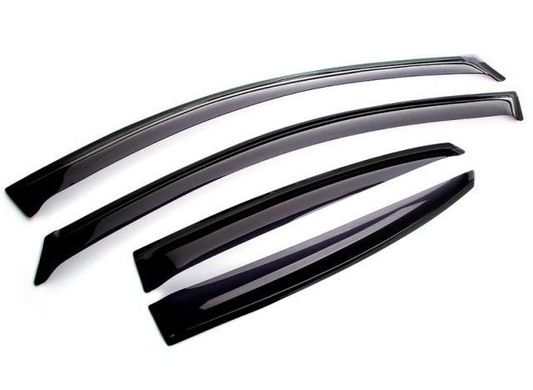 Купити Дефлектори вікон вітровики Hyundai Accent 2010-2016 Седан Скотч 3M Anv Air Хундай акцент 4196 Дефлектори вікон Hyundai