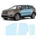 Купити Антигравійна захисна бронеплівка за лекалами для Ford Edge (US) II 2015-2018 - зони дверей і стійки вікон 104305 Модельні лекала захисних плівок для Ford