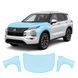 Купить Антигравийная защитная бронепленка по лекалам для Mitsubishi Outlander IV facelift 2025- капот и передние крылья 107539 Модельные лекала защитных пленок для Mitsubishi