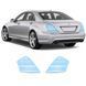 Купить Антигравийная защитная бронепленка по лекалам для Mercedes-Benz S-Class W221 2005-2009 - задние фонари стопы 107183 Модельные лекала защитных пленок для Mercedes-Benz