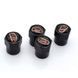 Buy Wheel Valve Cap Geely Emgrand 4 pcs Tuning Black 89157 Protective caps for nipples - 1 photos from 4