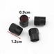 Buy Wheel Valve Cap Geely Emgrand 4 pcs Tuning Black 89157 Protective caps for nipples - 4 photos from 4