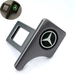 Купить Заглушка ремня безопасности Mercedes-Benz Люминесцентный логотип Темные 1 шт 58293 Заглушки ремня безопасности