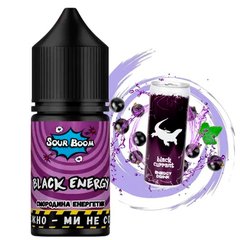 Купить Жидкость Sour Boom от Chaser 30 ml 50 mg Black Energy (Смородина Енергетик) 67313 Жидкости от Chaser