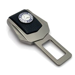 Купити Заглушка ременя безпеки з логотипом Mercedes Темний хром 1 шт 39621 Заглушки ременя безпеки