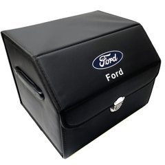 Купити Органайзер саквояж у багажник Ford 38 x 31 x 29 см Еко-шкіра Чорний 1 шт 44597 Саквояж органайзер