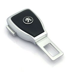 Купити Заглушка перехідник ременя безпеки з логотипом Peugeot 1 шт 31760 Заглушки ременя безпеки
