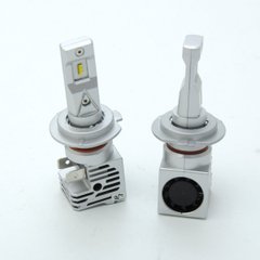 Купити Лампа LED H7 радіатор+кулер 5000Lm M3 Pro /Philips ZES/200W/6000K/IP67/8-48v (2шт) 26075 LED Лампи Китай