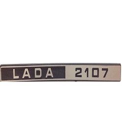 Купити Емблема напис Lada 2107 / на багажник / 3 пукли / сірий матовий 22286 Емблеми написи ВАЗ