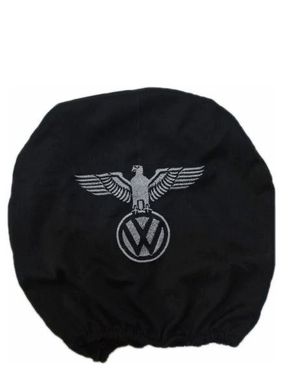Купити Чохол підголівників VW + Орел чорні великі Вантажні (з вишивкою) (2шт) 24919 Чохли на підголовники