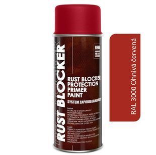 Купити Фарба аерозольна Антиіржа Deco color 4в1 Rust Blocker 400 мл (RAL 3000) Червона 62831 Фарби аерозольні