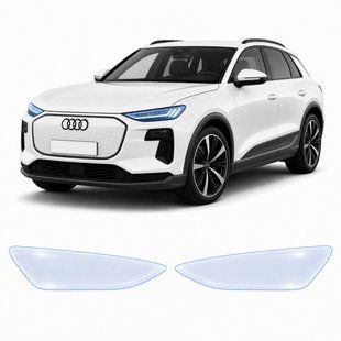Buy Pre-cut paint protection film for Audi Q6 e-tron PPE 2024- optics (headlights & fog lights) 101766 Model-specific paint protection film patterns for Audi