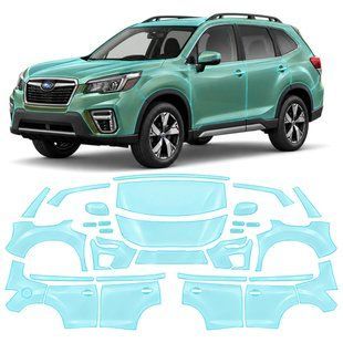 Buy Pre-cut paint protection film for Subaru Forester SK 2018-2024 - full body 109125 Model-specific paint protection film patterns for Subaru