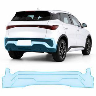 Купить Антигравийная защитная бронепленка по лекалам для BYD Atto 3 (Yuan Plus) I facelift 2025- задний бампер 103071 Модельные лекала защитных пленок для BYD