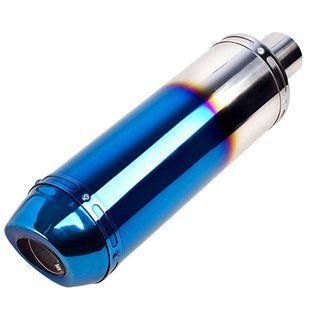Buy Straight-through muffler motorcycle 51 mm D2" (NG-0760-BL) 89721 Muffler tips