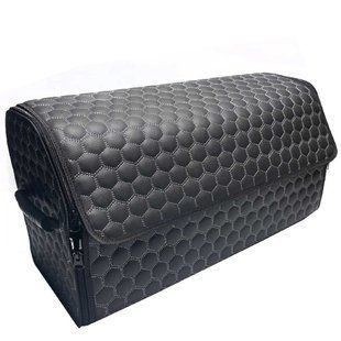 Buy Travel bag organizer Premium Honeycomb 600x340x250 mm (Plastic base) Eco-skin Black-Sir thread 94869 Travel bag organizer