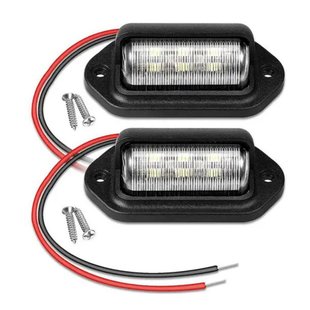 Купить LED Подсветка Номера универсальная Thoc Auto 12/24V 6 LED 2 шт Черная (4382) 65782 Подсветка - Номера