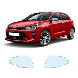Купити Антигравійна захисна бронеплівка за лекалами для Kia Rio YB 2017-2019 - дзеркала 105665 Модельні лекала захисних плівок для Kia