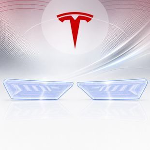 Купить Антигравийная защитная бронепленка по лекалам для Tesla Model 3 II facelift 2023- задние фонари стопы 109319 Модельные лекала защитных пленок для Tesla