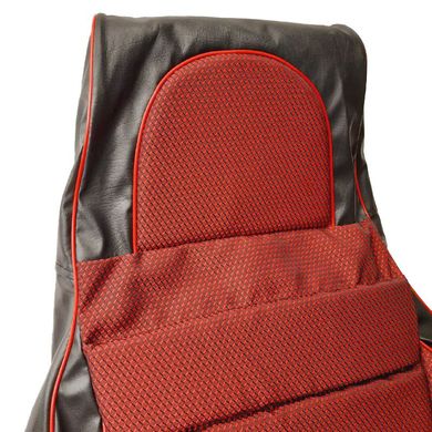 Купить Чехлы Пилот для сидений ВАЗ 2107 Черный кожзам Красная ткань 23556 Чехлы PILOT
