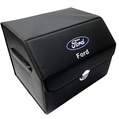 Купить Органайзер саквояж в багажник Ford 38 x 31 x 29 см Эко-кожа Черный 1 шт 44597 Саквояж органайзер