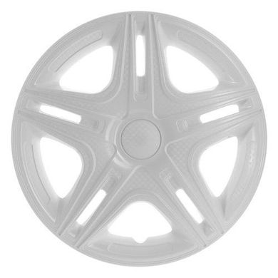 Купить Колпаки для колес Star Дакар R16 Белые Карбон Дутые 2 шт 21882 16 (Star)