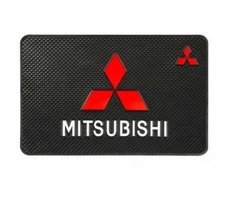 Купить Антискользящий коврик торпеды с логотипом Mitsubishi 40656 Антискользящие коврики на торпеду