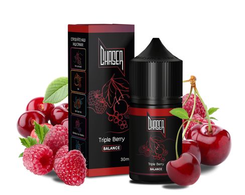 Купить Chaser жидкость 30 ml 50 mg Black Balance Tripple Berry Тройная ягода 66603 Жидкости от Chaser