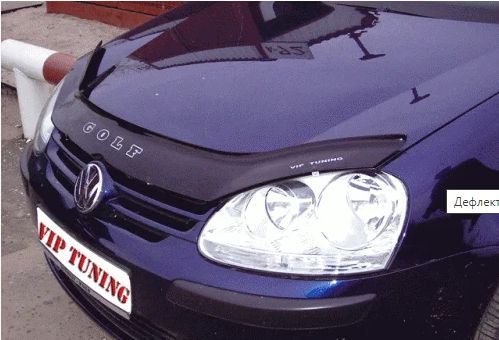 Купить Дефлектор капота мухобойка Volkswagen Golf V 2003-2008 6931 Дефлекторы капота Volkswagen