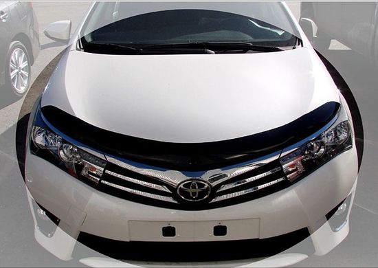 Купить Дефлектор капота мухобойка для Toyota Corolla 2013- 7081 Дефлекторы капота Toyota