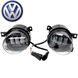 Купити Протитуманні фари LED Volkswagen 45W W/Y (Jetta Tiguan Touareg Touran T5 Golf Caddy ) 62502 Протитуманні фари модельні Іномарка