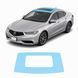 Купить Антигравийная защитная бронепленка по лекалам для Acura TLX I facelift 2018-2020 - зона крыши 103006 Модельные лекала защитных пленок для Acura