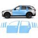Buy Pre-cut paint protection film for Mazda CX-70 2024- doors and windows pillars 106477 Model-specific paint protection film patterns for Mazda