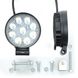 Купити Додаткова LED фара 27W (3W*9) 12-30V / 85x100x30 mm Дальній 2 шт (3633) 8478 Додаткові LЕD фари - 2 фото из 2