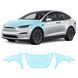 Купить Антигравийная защитная бронепленка по лекалам для Tesla Model X II facelift 2021- капот и передние крылья 109339 Модельные лекала защитных пленок для Tesla